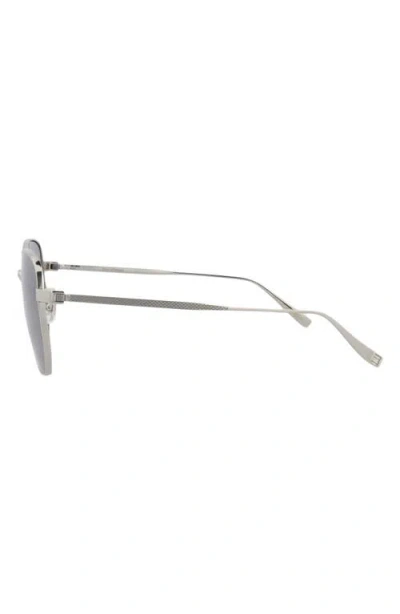 Dunhill Square-frame Titanium Sunglasses In Gray