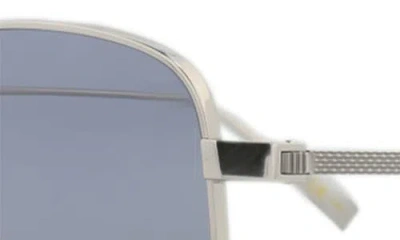 Dunhill Square-frame Titanium Sunglasses In Gray