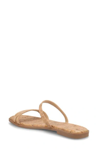 Journee Collection Womens Brisa Flat Sandals In Cork