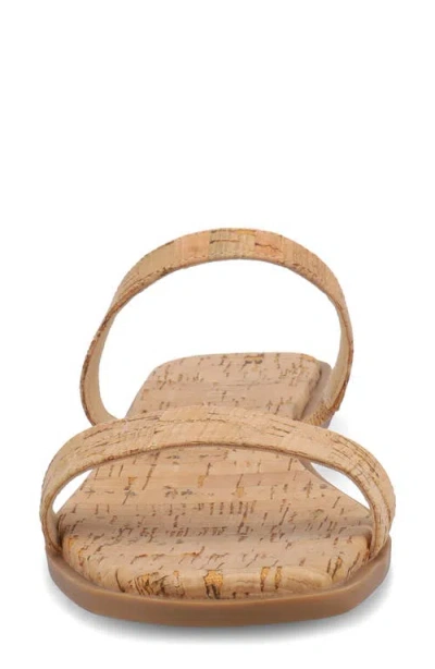 Journee Collection Womens Brisa Flat Sandals In Cork