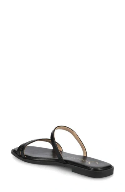 Journee Collection Journee Women's Brisa Flat Sandals In Black