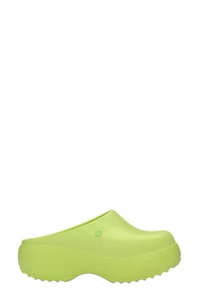 Melissa Free Platform Clog In Green
