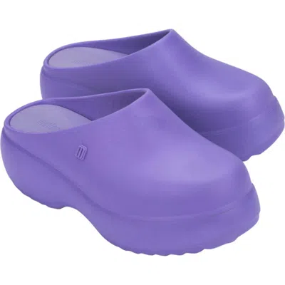 Melissa Free Platform Clog In Violet