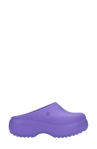 Melissa Free Platform Clog In Violet
