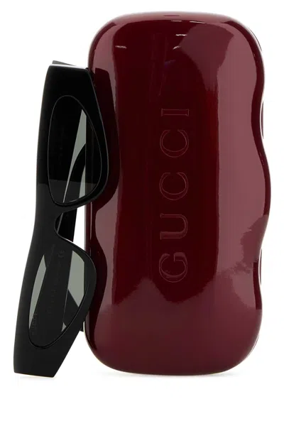 Gucci Women Black Acetate Sunglasses In Black