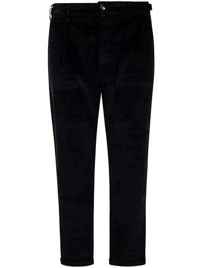 Jacob Cohen Men's Crop Slim Single Pence Henry Pant In Blue