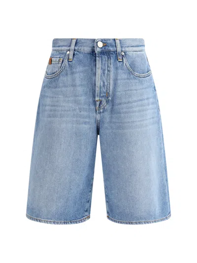 Jacob Cohen Flared Bermuda Shorts Five-pocket Style In Multicolor