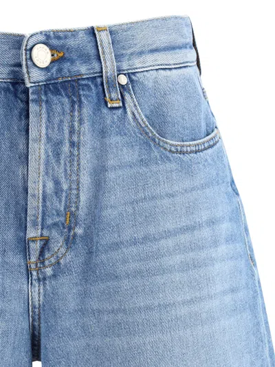 Jacob Cohen Flared Bermuda Shorts Five-pocket Style In Multicolor