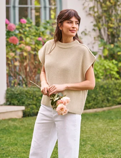 Frank & Eileen Montecito Vest In Tan