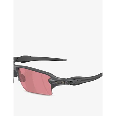 Oakley Womens Oo9488 Flak 2.0 Xxl Rectangular-frame Acetate Sunglasses Grey In Grey