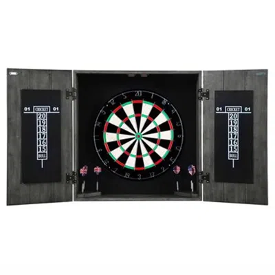 Carmelli Drifter Solid Wood Dartboard & Cabinet Set
