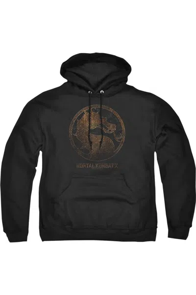 Gildan Mortal Kombat X Metal Seal Adult Pull Over Hoodie / Hooded Sweatshirt In Black