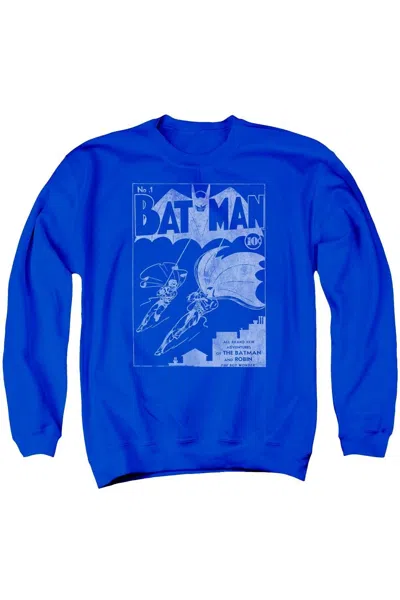 Gildan Batman Issue 1 Cover Adult Crewneck Sweatshirt In Blue