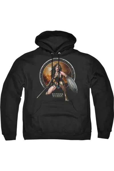 Gildan Batman V Superman Batlle Zone Adult Pull Over Hoodie / Hooded Sweatshirt In Black