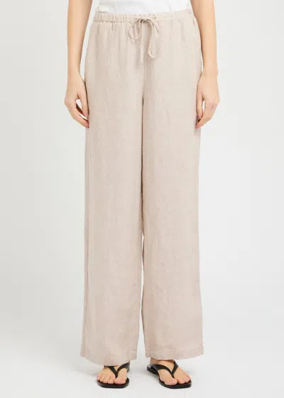 Rails Emmie Linen Drawstring Pants In Beige