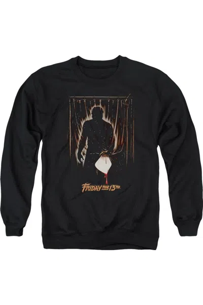 Gildan Friday The 13th Part 3 Poster Adult Crewneck Sweatshirt In Black