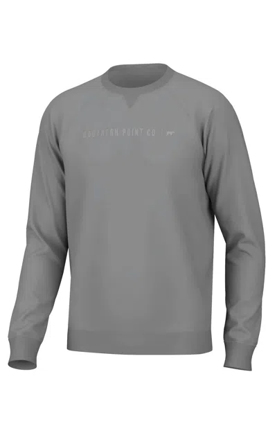 Southern Point Co. Campside Crew Sweatshirt In Asphalt In Black