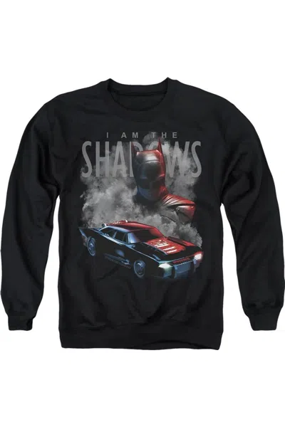 Gildan The Batman (2022) Batman And Batmobile Adult Crewneck Sweatshirt In Black