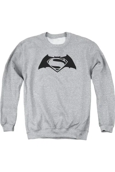Gildan Batman V Superman Simple Logo Adult Crewneck Sweatshirt In Multi