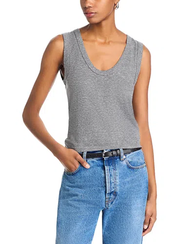 Perfectwhitetee Khara Tank Top In Heather Grey