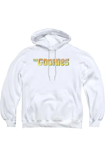 Gildan The Goonies Logo Adult Pull Over Hoodie / Hooded Sweatshirt In White