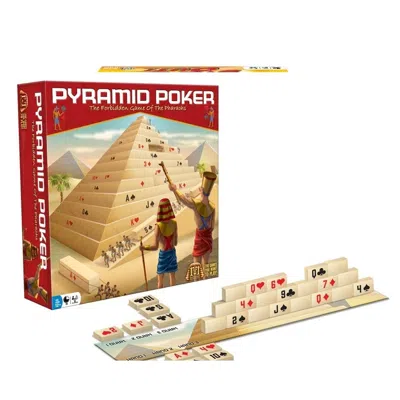 R & R Games Pyramid Poker Board Game - Age 14 Plus