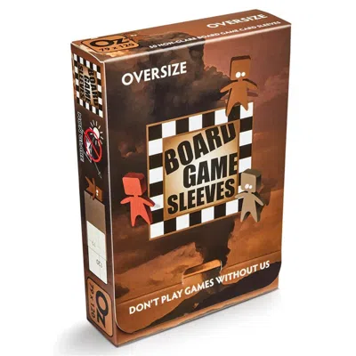 Arcane Tinmen Dp Oversize Board Game Sleeves Non Glare, Brown - 100 Count