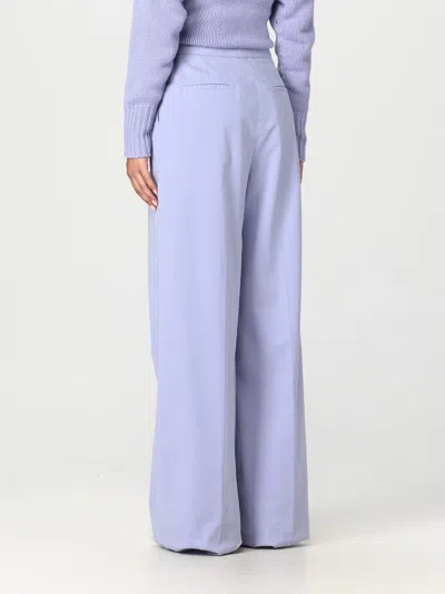 Fabiana Filippi Concealed Front Opening And Closing Casual Pants In Blue
