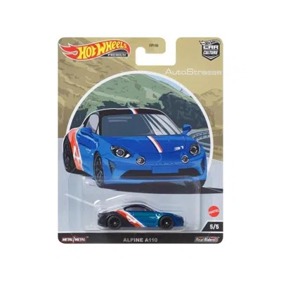 Hotwheels Alpine A110 Blue Metallic & Black With Graphics Auto Strasse Series Diecast Model Car