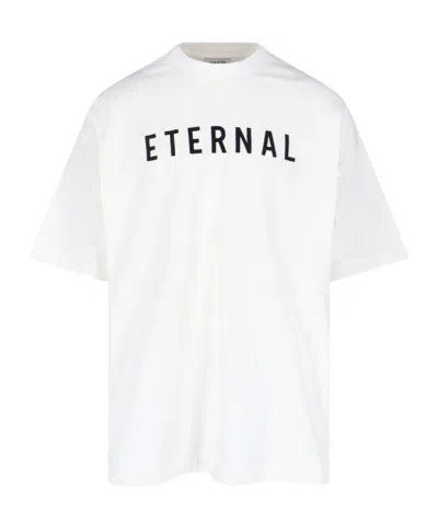 Fear Of God Eternal Crewneck T-shirt In Grey