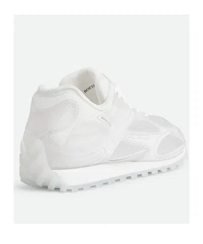 Bottega Veneta Orbit Transparent Rubber Sneakers In White