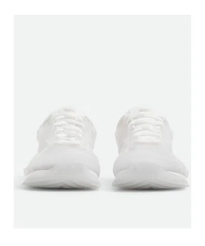 Bottega Veneta Orbit Transparent Rubber Sneakers In White