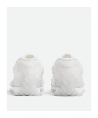 Bottega Veneta Orbit Transparent Rubber Sneakers In White