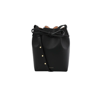 Shop Mansur Gavriel Ballerina Mini Bucket Bag In Black