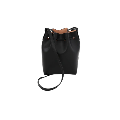 Shop Mansur Gavriel Ballerina Mini Bucket Bag In Black