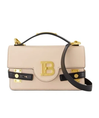 Balmain Women's B-buzz Shoulder 24 Bag In Nude