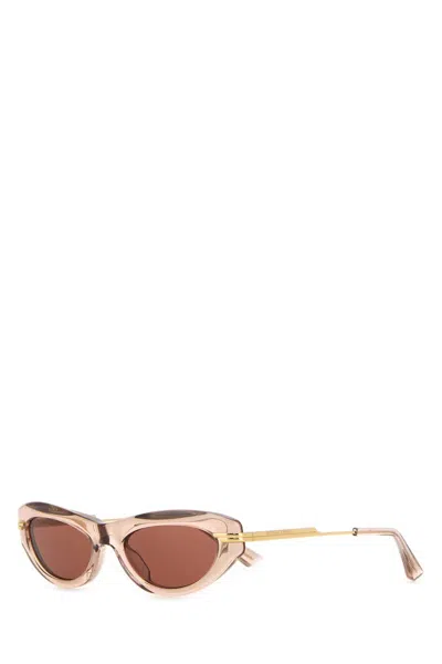 Bottega Veneta Classic Cat Eye Sonnenbrille In Brown