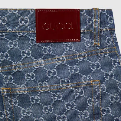 Gucci Shorts Jacquard In Blue