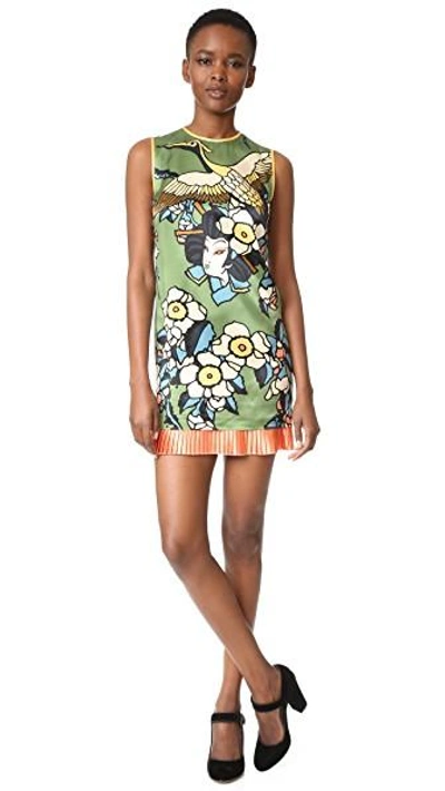 Shop Dsquared2 Sleeveless Dress In Green