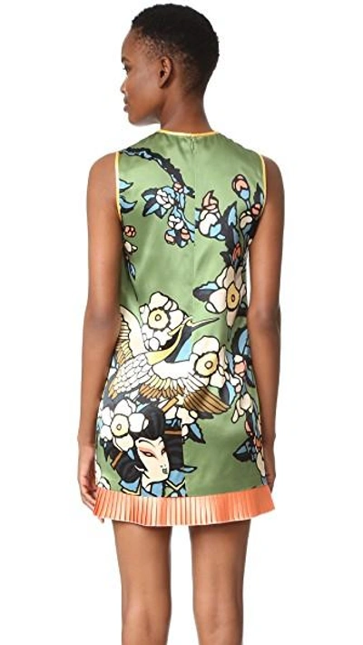 Shop Dsquared2 Sleeveless Dress In Green