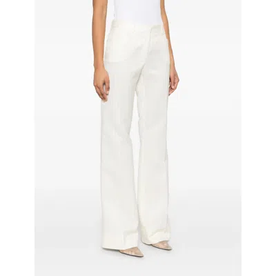 Tom Ford Belt Loops Slacks In White