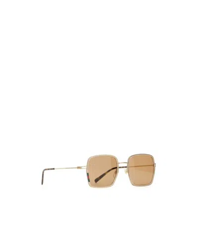 Gucci Full Frame Sunglasses In Nude