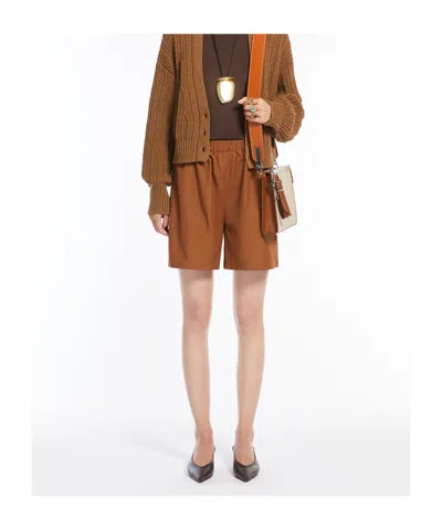 Max Mara Structured Rectangular Clutch With Detachable Chain Strap In Nude