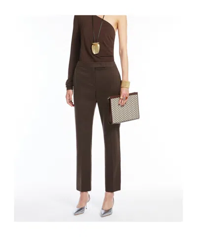 Max Mara Monogram Chain Strap Rectangular Clutch In Nude