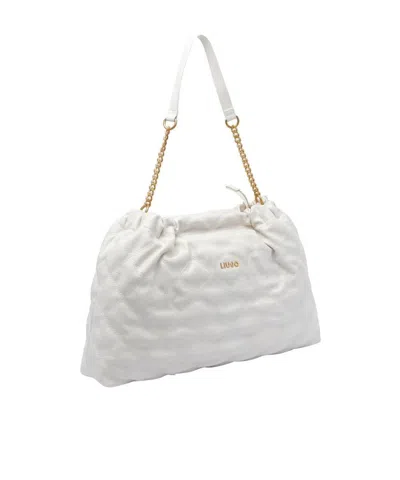 Liu •jo Liu Jo Sirin Small' Hobo Bag In White