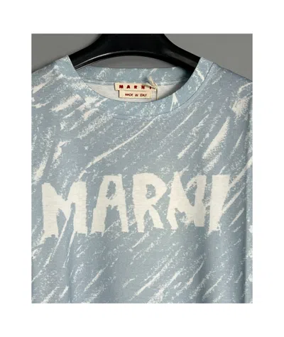 Marni Printed T-shirt In Gray