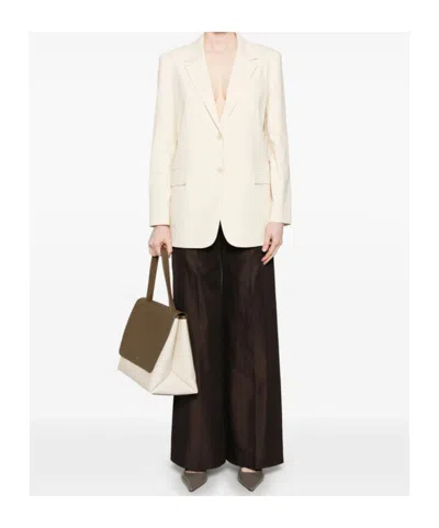Theory Single-breasted Blazer In White
