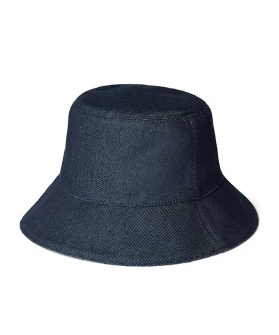 Gucci Lasered Denim Bucket Hat In Black