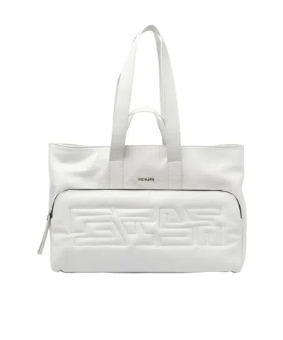 Vic Matie Shoulder Bag In White