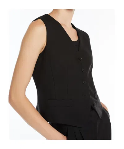 Weekend Max Mara Sleeveless Vest In Black